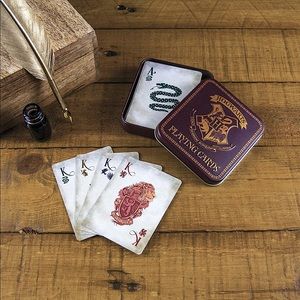 NWT Harry Potter Hogwarts House Playing Cards